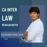 CA Inter Law | Regular Batch by CS Shreyans Jain | For Jan 26 Exams